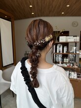 サラビューティーサイト 志免店(SARA Beauty Sight) 結婚式お呼ばれ大人可愛いふわっとアレンジ