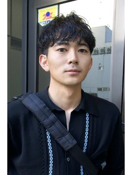 ポール(pole) 無造作メンズパーマ