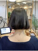 黒髪/大人ボブ/マッシュショート/アッシュカラー[銀座/東銀座]