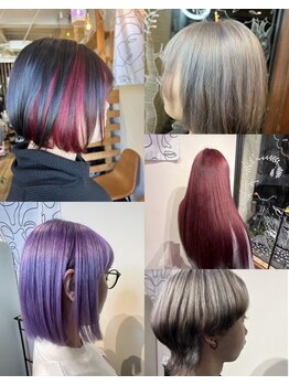 ヘアー ルシア(hair lucia)の写真/【ＭＡＣＯ施術★あなただけのブリーチカラーで自分だけの髪色を手に入れる！】