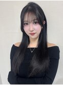 髪質改善UPTOGLOSS 福岡 博多美容室 小顔顔周りカット 韓国風