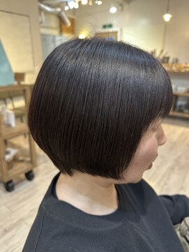 ヒラソル(girasol) コンパクトショート/髪質改善ストレート/高濃度水素カラー