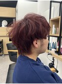 メンズカット/レッドブラウン