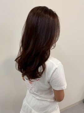 エトレ(etore) ロングレイヤー/ダークチョコレート/透明感カラー