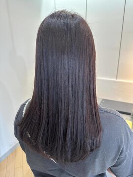 ユニ バイ マグ 長野店(Uni.by Mag) 美髪♪髪質改善カラー大人可愛い艶髪ベージュ