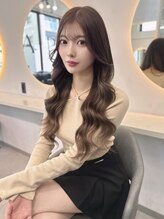 ラピス 福岡天神店(Lapis) クリーミーベージュ×エクステ70枚