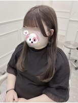 リルミー ミュエナ 大須 矢場町(Lilme myuena)&nbsp;ぱっつん前髪×太め流しバング×S字後れ毛