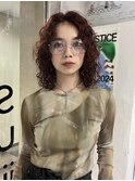 スパイラルパーマ / レッドカラー 【 札幌 / 大通 】