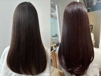 アウェイク(AWAKE)の写真/【JR恵比寿駅3分】個室あり◎話題のAujua取り扱いサロン☆毛髪の1本1本までしなやかな美髪へ…。