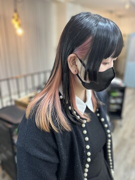 ラウラアンドロー(LAURA&RO) ダブルカラー/ケアブリーチ/インナーカラー/ベージュ【塚口】