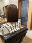 切りっぱなしボブ