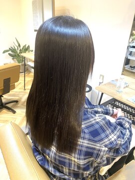 リプク(Rip-Ku18) ノンアイロン弱酸性エアーストレートで自然な艶ストレート