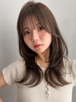 アグノス 青山(Agnos)&nbsp;大人ガーリーサイドバング美髪セミディ外ハネボブイメチェン