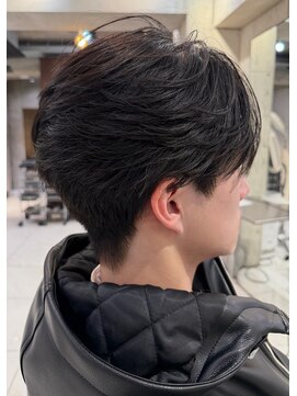 サイン メンズ 渋谷(SIGN men's) フェザーパーマダウンパーマニュアンスパーマセンターパート