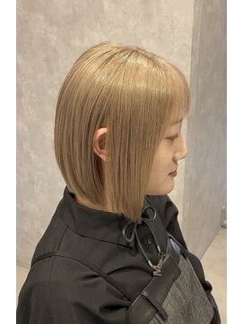 シエル 立川店(CIEL) CIEL立川×木村優作　ブロンドベージュボブ