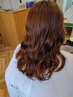 ロングヘア限定クーポン コテ巻き風デジタルパーマ