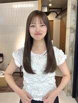 ナギ 千種(nagi) レイヤー×ロング×シアーベージュ