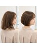 【まとまりとツヤが欲しい方】骨格補正カット+髪質改善トリートメント