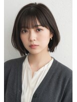 コートフィールエー(CO_T feel.a)&nbsp;自然体で好感度アップ！好印象な暗髪ボブ　【仙台本町】
