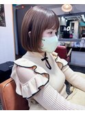 レイヤーボブ×ペールミルクティー☆彡