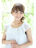 [K-two銀座]愛され小顔ラフミディ夏のヘアアレンジ
