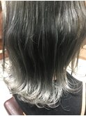 ホワイトアッシュのグラデーション