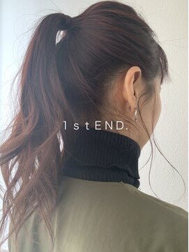 ファーストエンド 三ツ屋店(1st END.) 簡単ポニー アースカラー  ミルクチョコレート