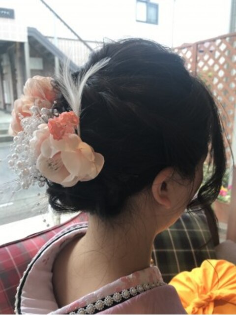 卒業式ヘアアレンジ