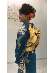 ヘアセット着付け