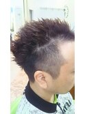 メンズ モヒカン ツイストパーマ 2ブロック 刈り上げ