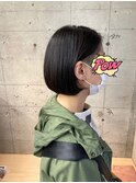 ワンレンボブ_センシュアルショート