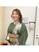 ロカット サロン(Roquat Salon)&nbsp;ロング着物ヘアと着物着付け【ヘアアレンジ　立川/立川南/国立】