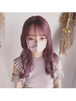 ヘアドゥーレディバグ 大和八木店(HAIR DO LADY BUG)&nbsp;ハイトーンカラー×パープル