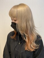 ヘアデザイン プティパ(Hair Design petit-pas) ハイトーン×インナーカラー