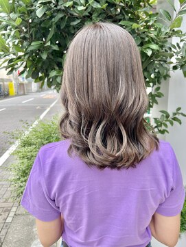 アデプト 金町店(adept) 愛されブラウンカラー　無造作ウェーブ