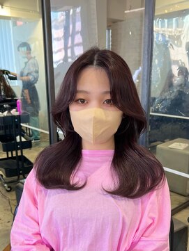 ジュール 新宿三丁目(Joule) くびれヘア/ヨシンモリ/韓国ヘア/ミディアムヘア/新宿三丁目