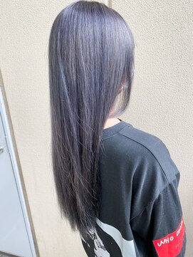テーラヘアー 土気あすみが丘店(TELA HAIR) パープル×グレー