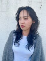 オアシス(oasis)&nbsp;【oasisオグラ】ゆるウェーブレイヤーパーマ/柔らか暗髪