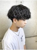 スパイラルマッシュ波巻きパーマツイストスパイラル