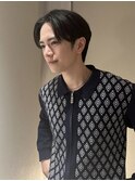 ダウンパーマニュアンスパーマセンターパートコンマヘア髪質改善