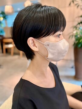 フリップビーアヴェダ(FLIP B AVEDA) 本八幡×小顔カット×ショートボブ×黒髪