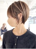 ミルクティーベージュダブルカラーインナーカラーケアブリーチ