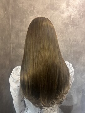 ウィート(wheat) 髪質改善ストレート/オリーブハイベージュ