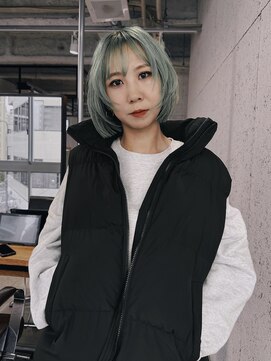 スティードトーキョー(Steed Tokyo) layer BOB...mint green ash...【Steed/立川】