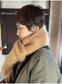 デザインカラー/オリーブベージュ/ウエットヘア【千葉／パーマ】