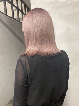 ビュートヘアー(Viewt hair) 【viewt hair】ピンクベージュ × ミルクティーベージュ
