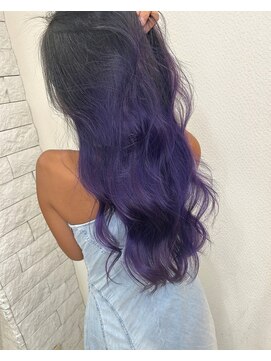 ヘアーデザインルアナ(Hair design Luana.) グラデーションパープル