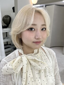 アイドットプラスサッポロ 札幌(i.+SAPPORO) 透明感たっぷりハイトーンボブ