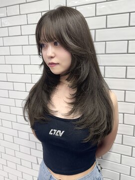 ジーナ 梅田(Zina) 顔まわり/くびれ/レイヤーカット/髪質改善/大阪/kyoka