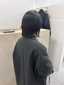 キー(kii) トリートメント/今泉美容室/艶感カラー/ bob/ミディアム